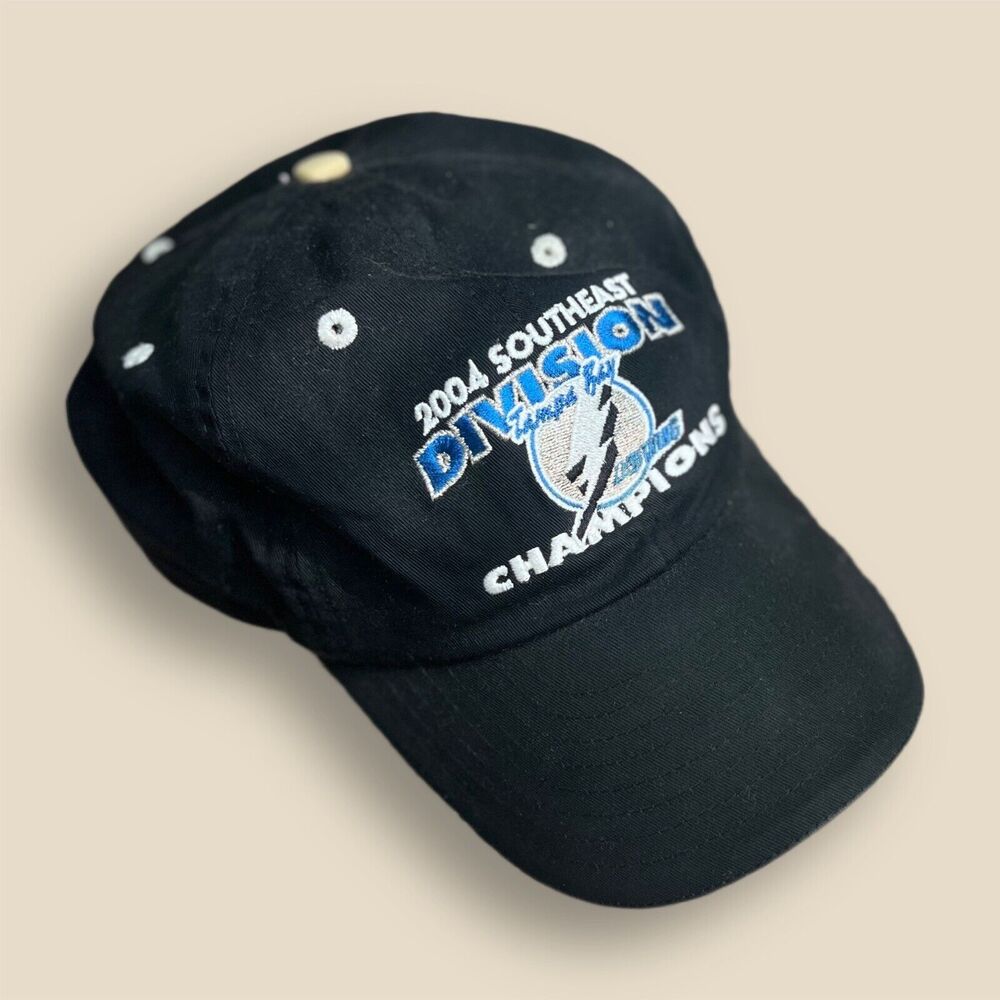 Vintage Tampa Bay Lightning Hat Adult NHL Hockey Southeast Division Champion